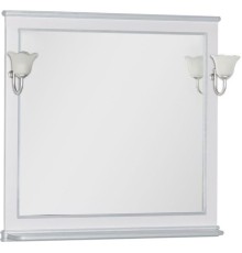 Зеркало Aquanet Валенса 100 белый краколет/серебро