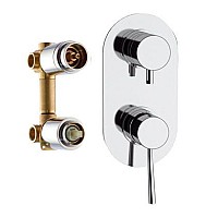 Смеситель для ванны Remer Minimal N93 Хром