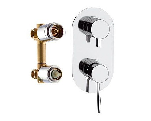 Смеситель для ванны Remer Minimal N93 Хром