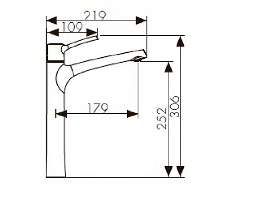 Смеситель для раковины KAISER Stick 49133