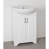 Тумба под раковину Style Line Олеандр-2 55 под Антик 55 ЛС-00000046 белая