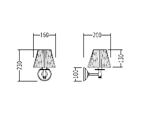 Светильник Devon&Devon Daisy DEDAISYOT Светлое золото Кремовый