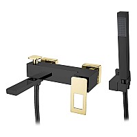 Смеситель для ванны,для душа   Boheme Q 143-BG черный