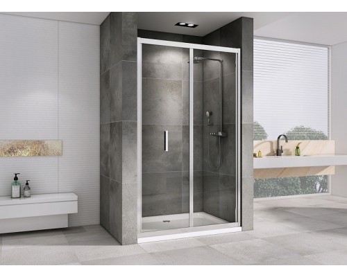 Душевая дверь Abber Sonnenstrand 90 AG07090 профиль Хром стекло прозрачное