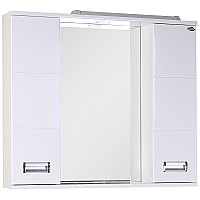 Зеркало со шкафом Onika Балтика 80.01 208024 с подсветкой Белое