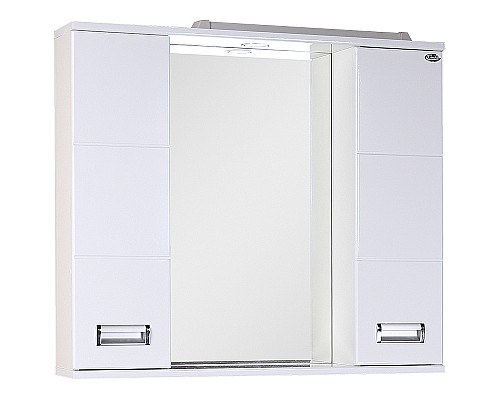 Зеркало со шкафом Onika Балтика 80.01 208024 с подсветкой Белое