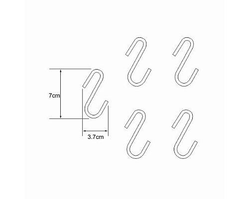 Комплект из 5 крючков WasserKRAFT K-415