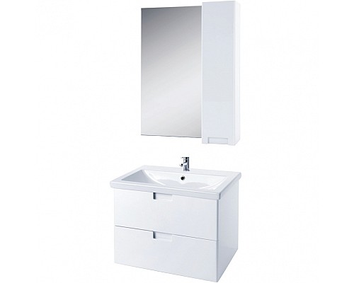 Зеркало со шкафом Bellezza Пегас 80 R 4610413001011 Белое