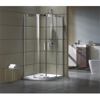 Душевой уголок Grossman GR-4100 Galaxy 100x100 полукруг двери раздвижные