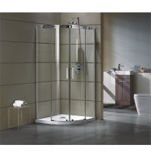 Душевой уголок Grossman Galaxy 100x100 полукруг двери раздвижные