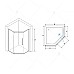 Душевой уголок RGW SV-81 100х100