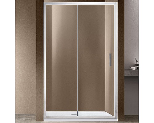 Душевая дверь Vincea Garda 160 VDS-1G160CL профиль Хром стекло прозрачное