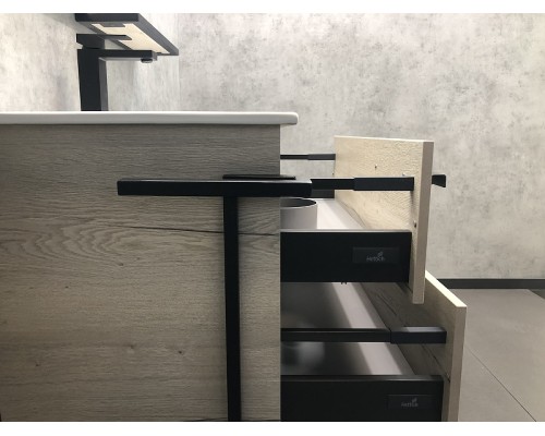 Тумба с раковиной Comforty Дюссельдорф 90 Дуб дымчатый