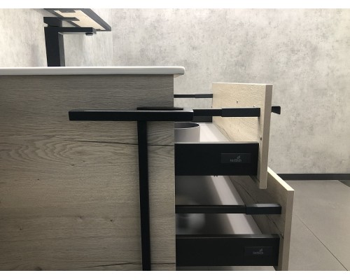 Тумба с раковиной Comforty Дюссельдорф 90 Дуб дымчатый