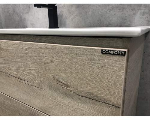 Тумба с раковиной Comforty Дюссельдорф 90 Дуб дымчатый