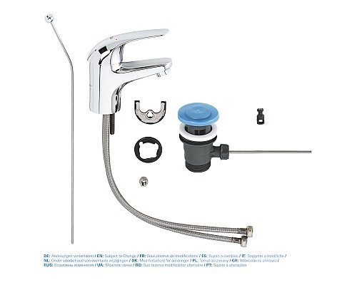 Смеситель Grohe для раковины со сливным гарнитуром 23262000