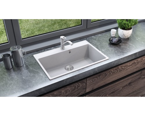 Кухонная мойка Ulgran Quartz Forte 760-04 платина