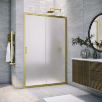 Дверь в душевой проем ZP NOVO 115 03 10 стекло сатин