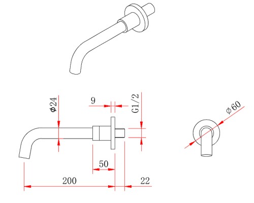 Душевая система Berges Ventas 3R Black 073008 Черная матовая