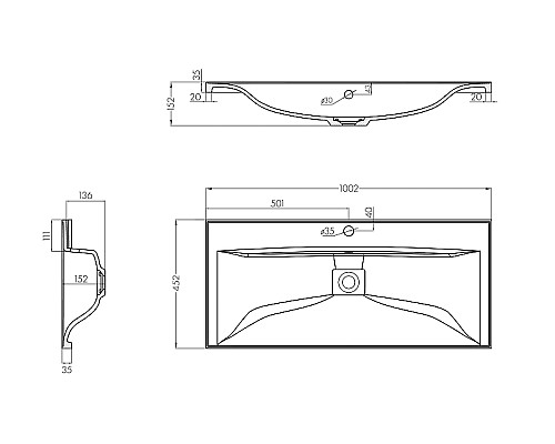 Раковина Aquaton Айрис 100 1A73273KAG010 Белая