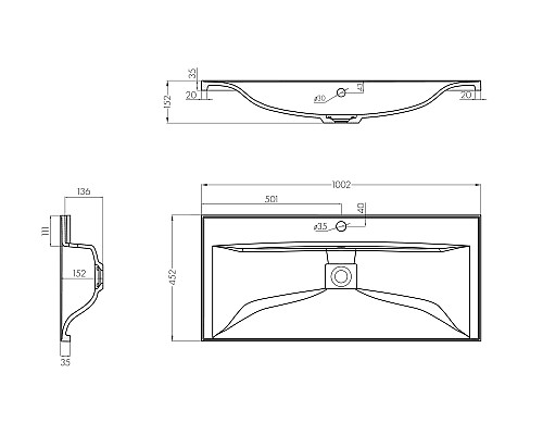 Раковина Aquaton Айрис 100 1A73273KAG010 Белая
