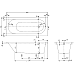Квариловая ванна Villeroy&Boch Oberon 180x80 UBQ180OBE2V-01