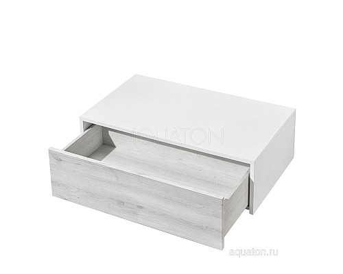 Комод Сакура 80 ольха наварра, белый глянец Aquaton 1A236603SKW80