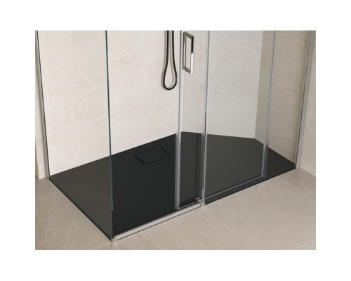 Поддон Excellent Lavano 90x80 см черный