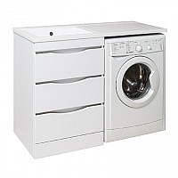 Тумба под раковину Runo ОРИОН 60 УТ000003442 белый, правое крыло