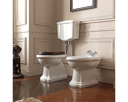 Крышка-сиденье Kerasan Retro 109340 петли бронза