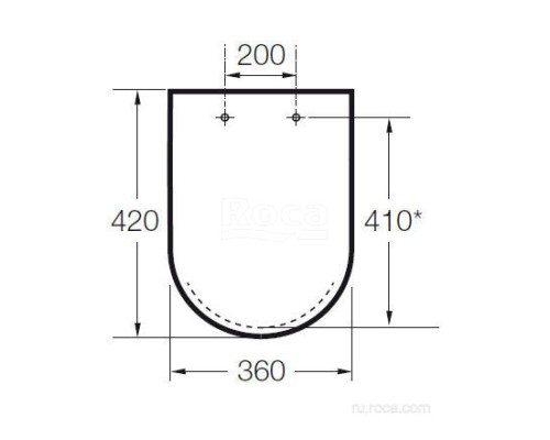 Крышка для чаши Roca Hall 801620004