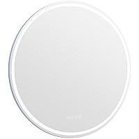 Зеркало Aquanet Оптима 80 304264 с подсветкой с сенсорным выключателем, часами и подогревом