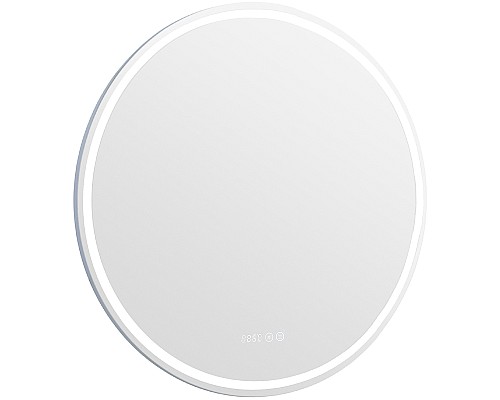 Зеркало Aquanet Оптима 80 304264 с подсветкой с сенсорным выключателем, часами и подогревом