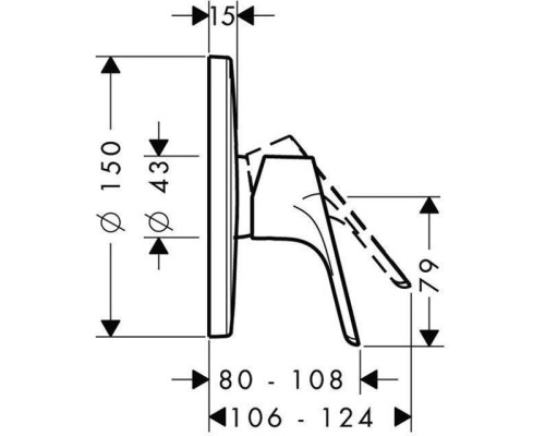 Смеситель для душа Hansgrohe Focus E2 31965000