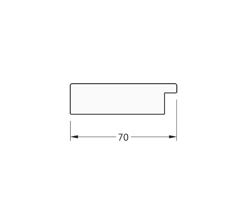 Зеркало Evoform Definite 66х66 BY 3146 в багетной раме - Соты медь 70 мм