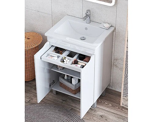 Тумба под раковину Vigo Grani 60 tn.GRI.ELI.60.2D Белая