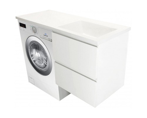 Тумба с раковиной Эстет Dallas Luxe 105 R ФР-00009672 подвесная Белая