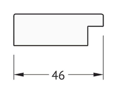 Зеркало Evoform Definite 101х51 BY 3069 в багетной раме - Серебряный дождь 46 мм