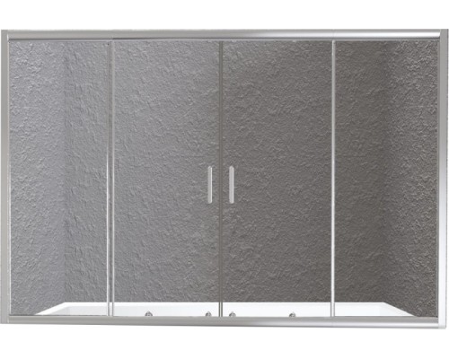 Шторка на ванну BelBagno Unique VF-2 180 Хром