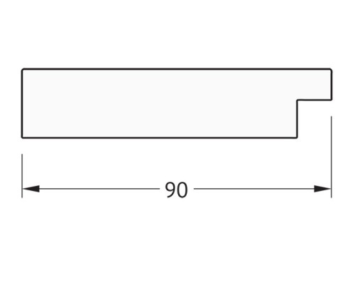 Зеркало Evoform Definite 150х60 BY 3119 в багетной раме - Чеканка серебряная 90 мм