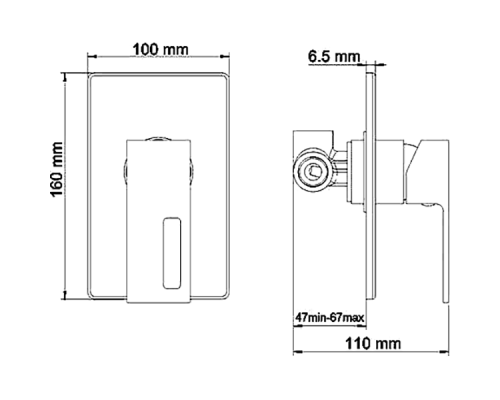 Гигиенический душ со смесителем WasserKRAFT Alme A15156 Хром
