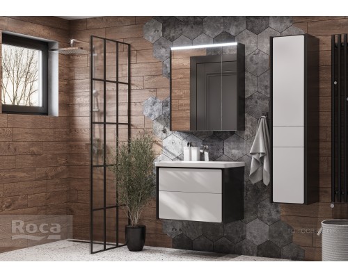 Шкаф - колонна Roca Ronda L ZRU9302966 белый глянец/антрацит 