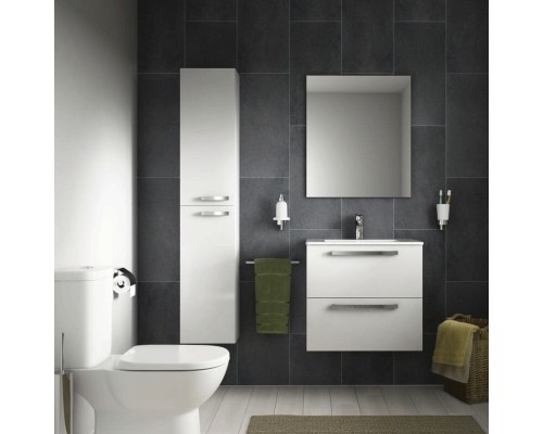 Тумба под раковину Ideal Standard Tempo 80 E3242WG подвесная Белая глянцевая