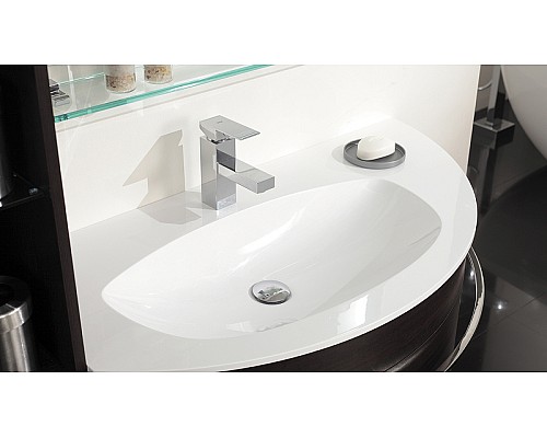 Раковина De Aqua Эскалада 100 L WE 021 НФ-00008454 угловая Белая