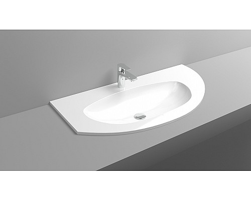 Раковина De Aqua Эскалада 100 L WE 021 НФ-00008454 угловая Белая