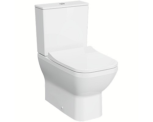 Унитаз компакт Vitra Integra Square Open-Back 9833B003-7205 с бачком и сиденьем Микролифт