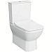 Унитаз компакт Vitra Integra Square Open-Back 9833B003-7205 с бачком и сиденьем Микролифт