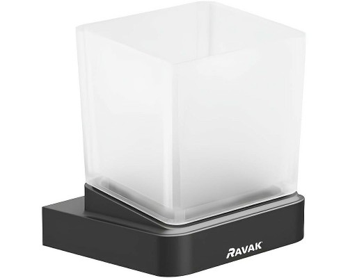 Стакан для зубных щеток Ravak 10° X07P557 Черный матовый