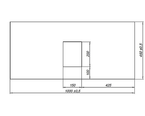 Столешница под раковину Allen Brau Infinity 100 1.21012.B Бежевая