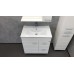Тумба с раковиной Comforty Модена М-75 00-00001643 Белая матовая